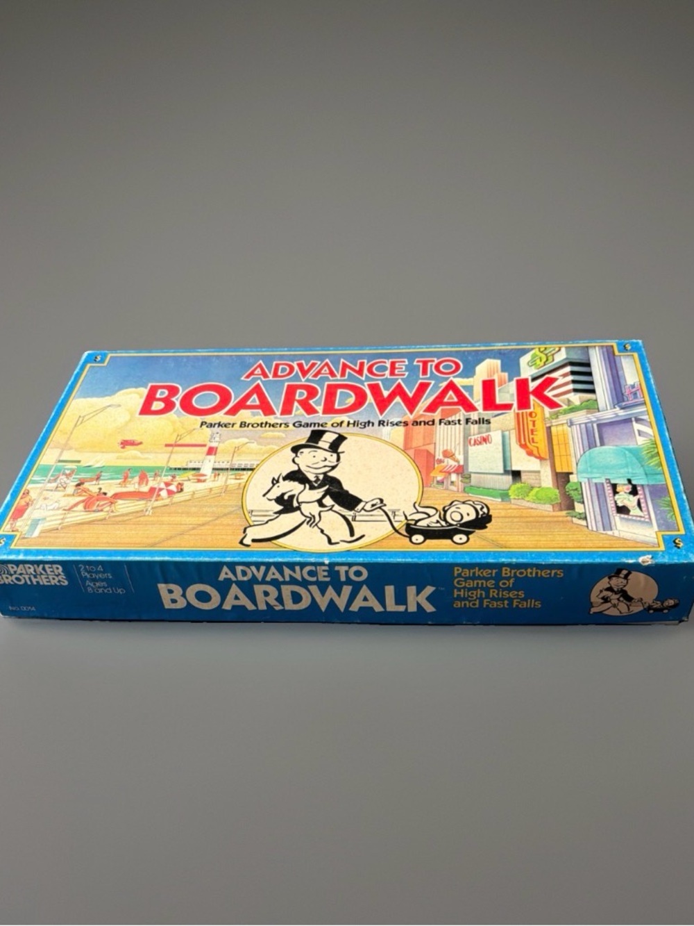 1985 Vintage “Advance To Boardwalk” Monopoly Spin Off Board Game Parker Brothers